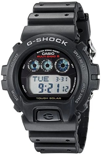 Casio G-Shock GW6900-1 Men's Tough Solar Black Resin Sport Watch