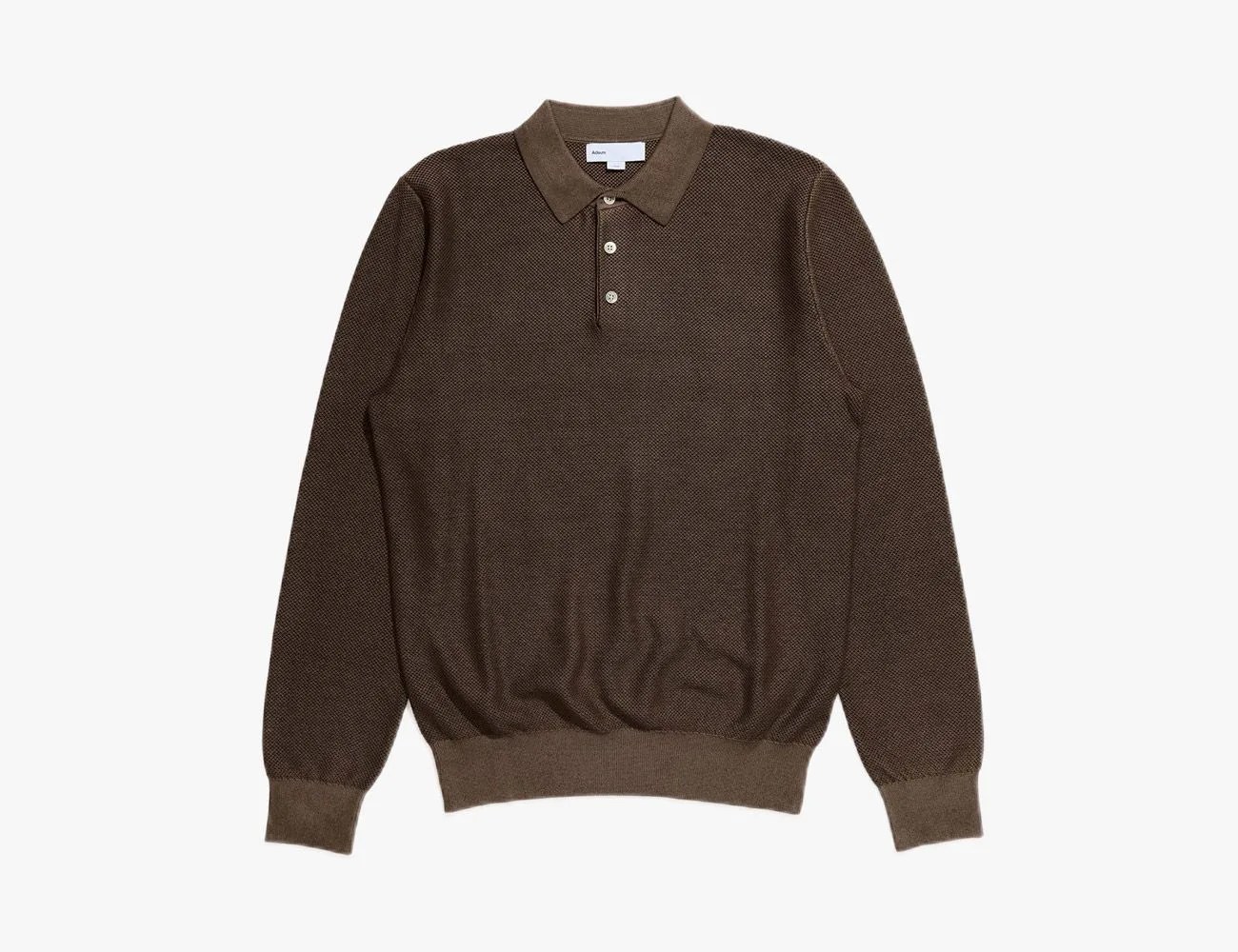 heavyweight pique ls polo