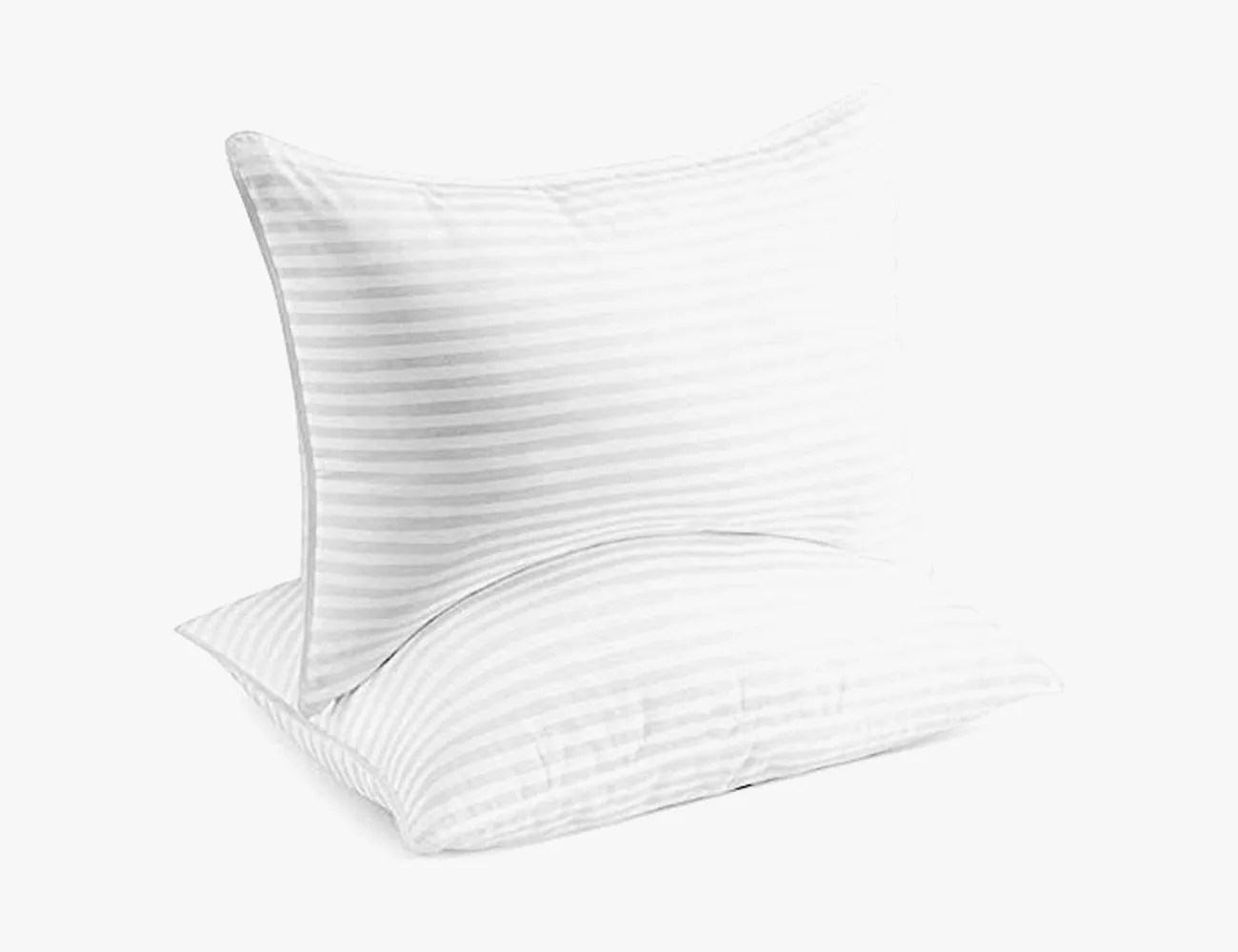 beckham hotel collection bed pillows for sleeping king size, set of 2 soft, cooling, luxury gel pillow for back, stomach or side sleepers