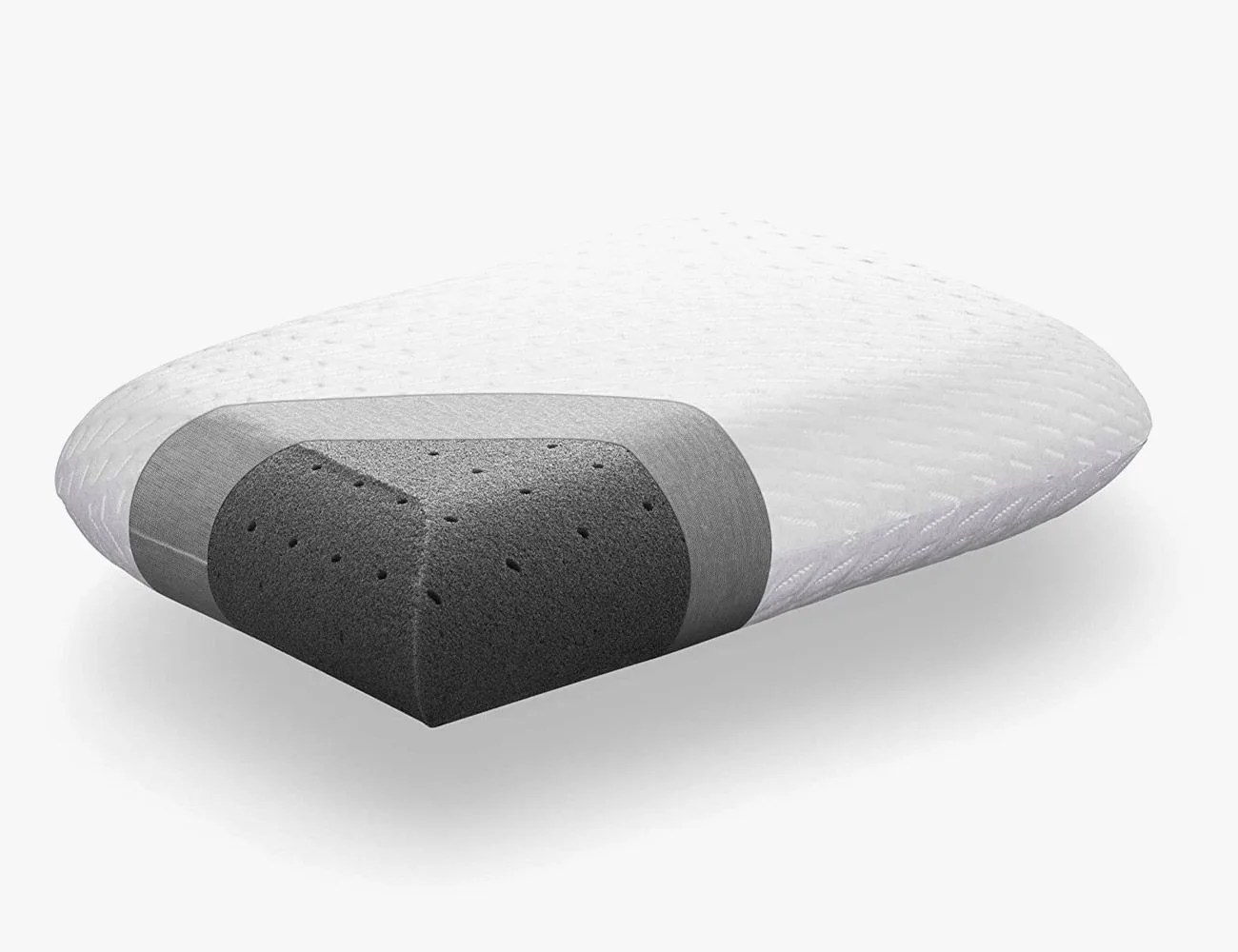 tuft  needle original foam pillow, king, white