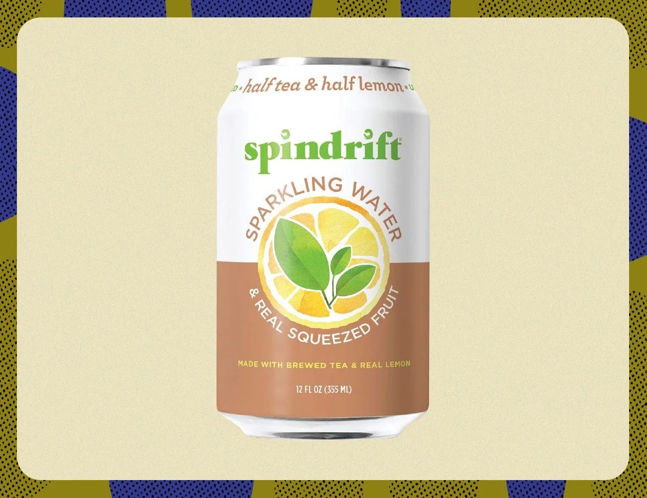 spindrift sparkling water, half tea half lemon flavored