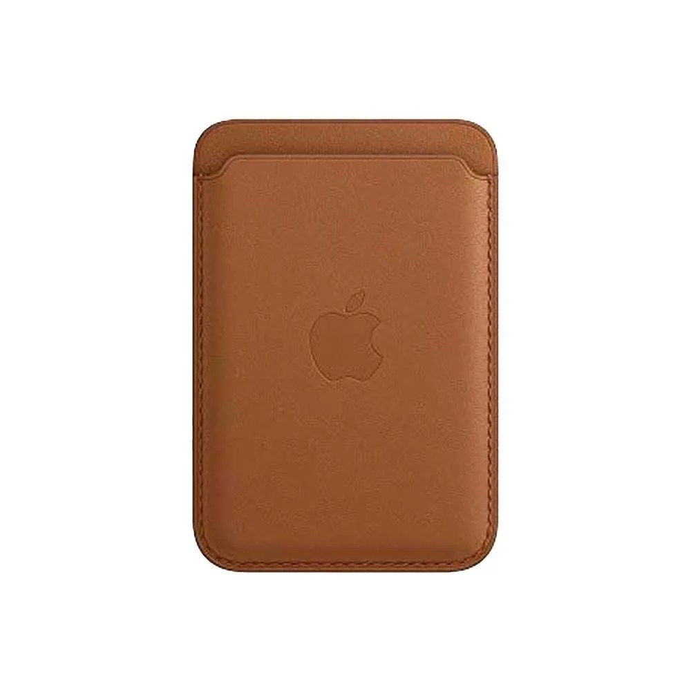 Apple Leather Wallet with MagSafe (for iPhone) - Saddle Brown