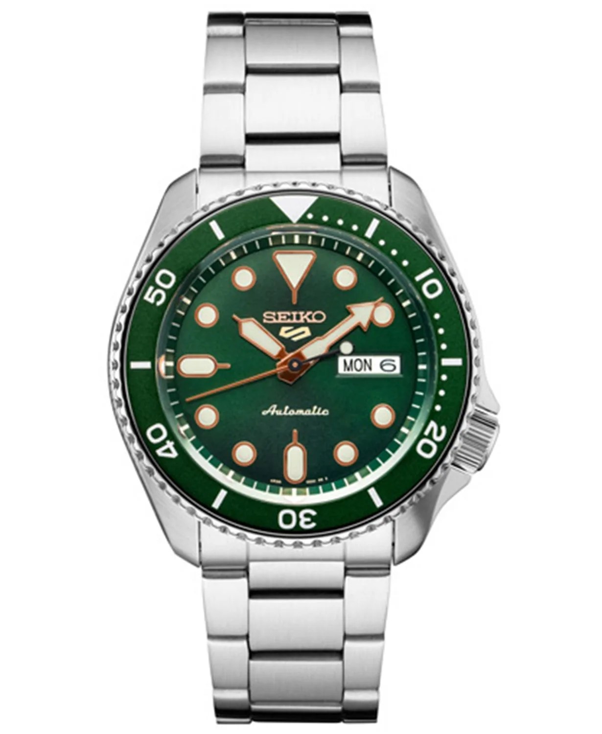 Men's Automatic Stainless Steel Bracelet Watch 40mm