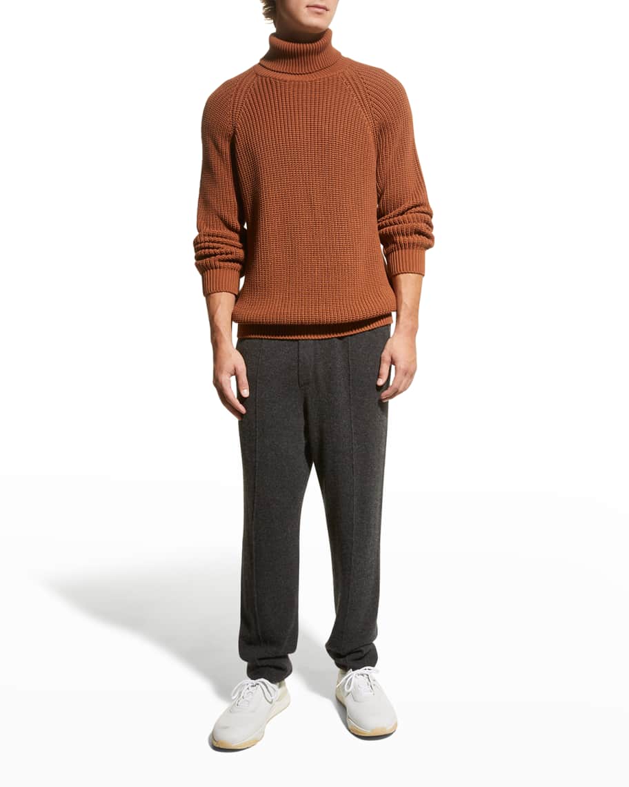 Ghiaia Men's Ribbed Turtleneck Sweater