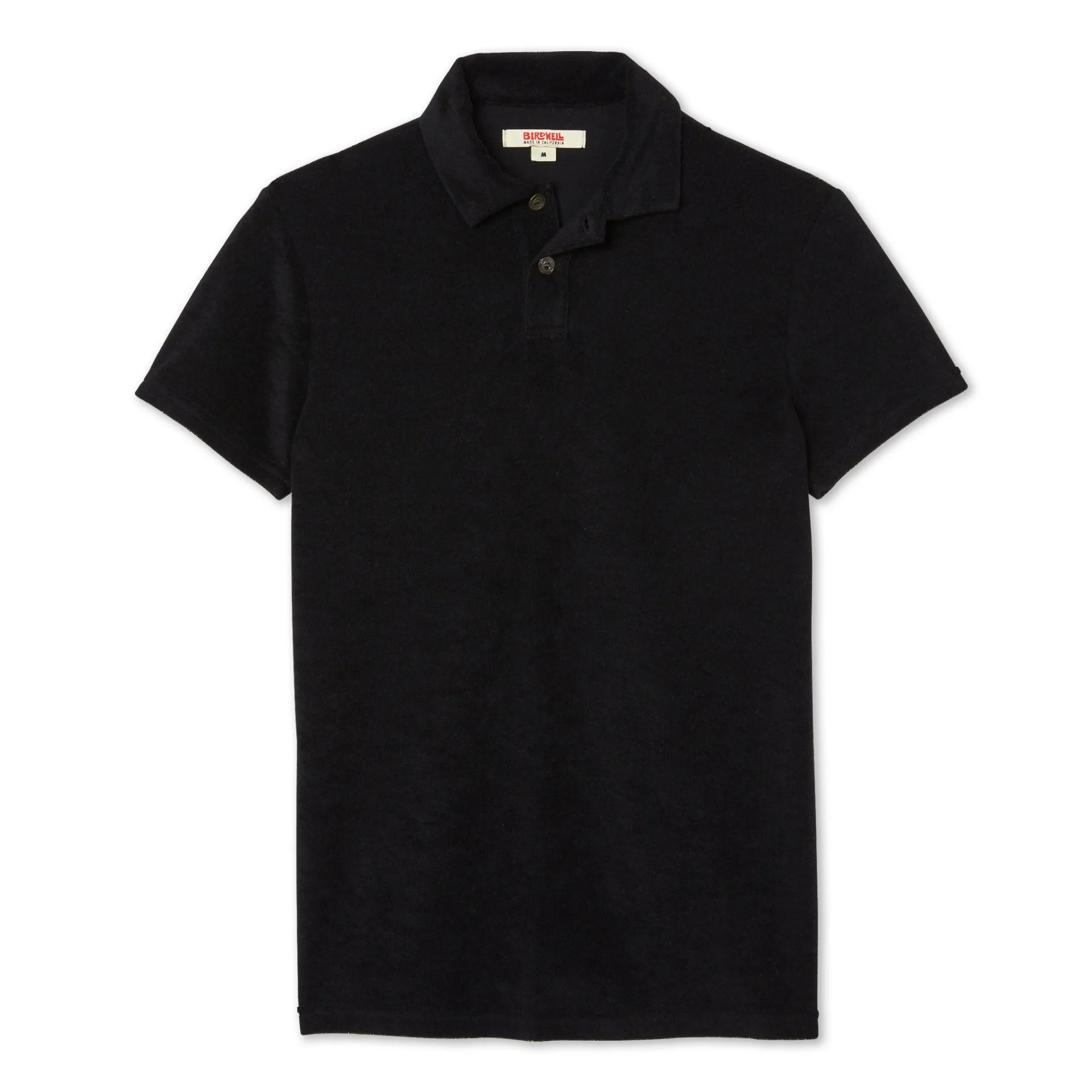 Men's Terry Polo - Black