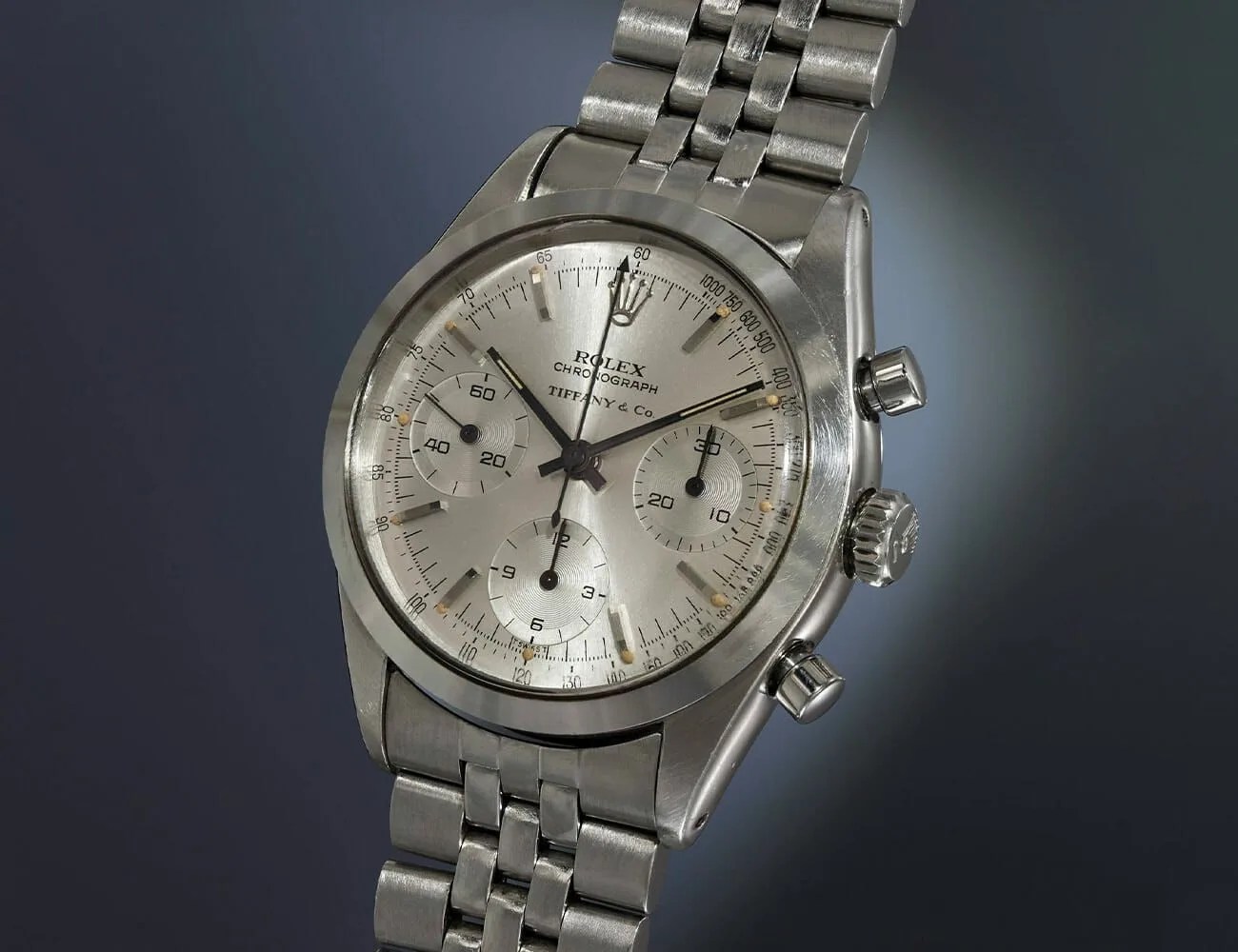 a tiffany signed 6238 rolex daytona
