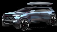 gmc off road suv sketch