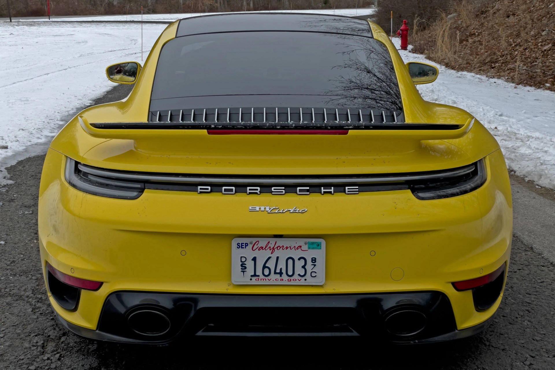 2021 porsche 911 turbo yellow