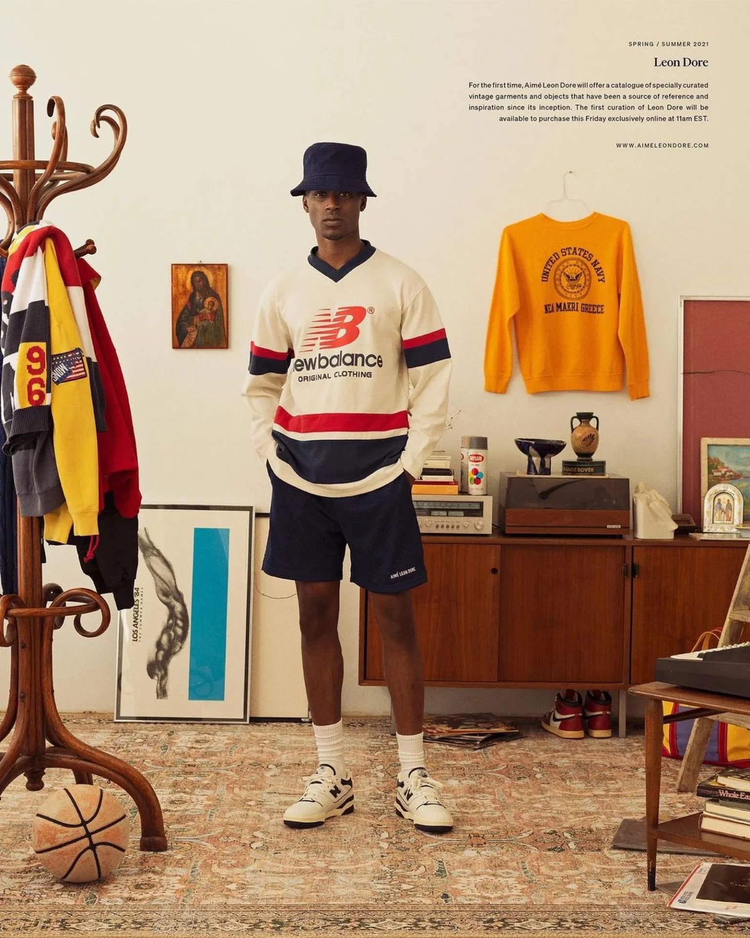 man posing in fashion magazine
