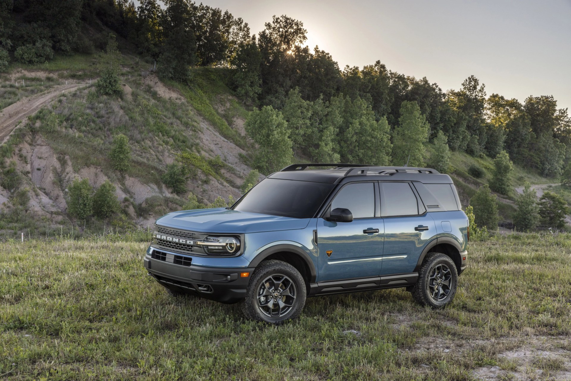 the all new bronco sport badlands series in area 51 pre production model pictured