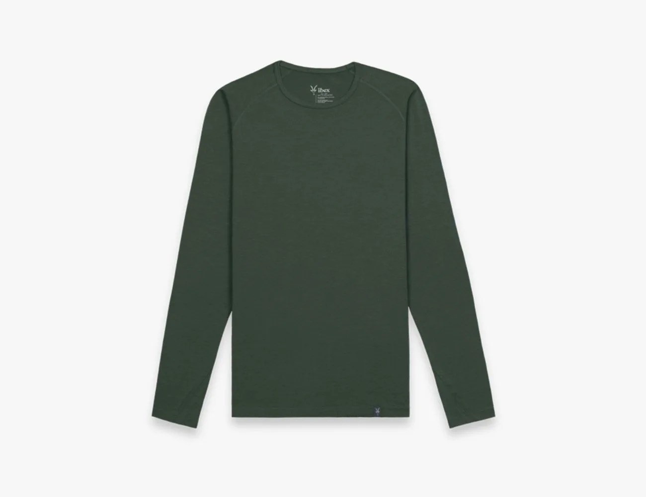 ibex woolies tech long sleeve crew
