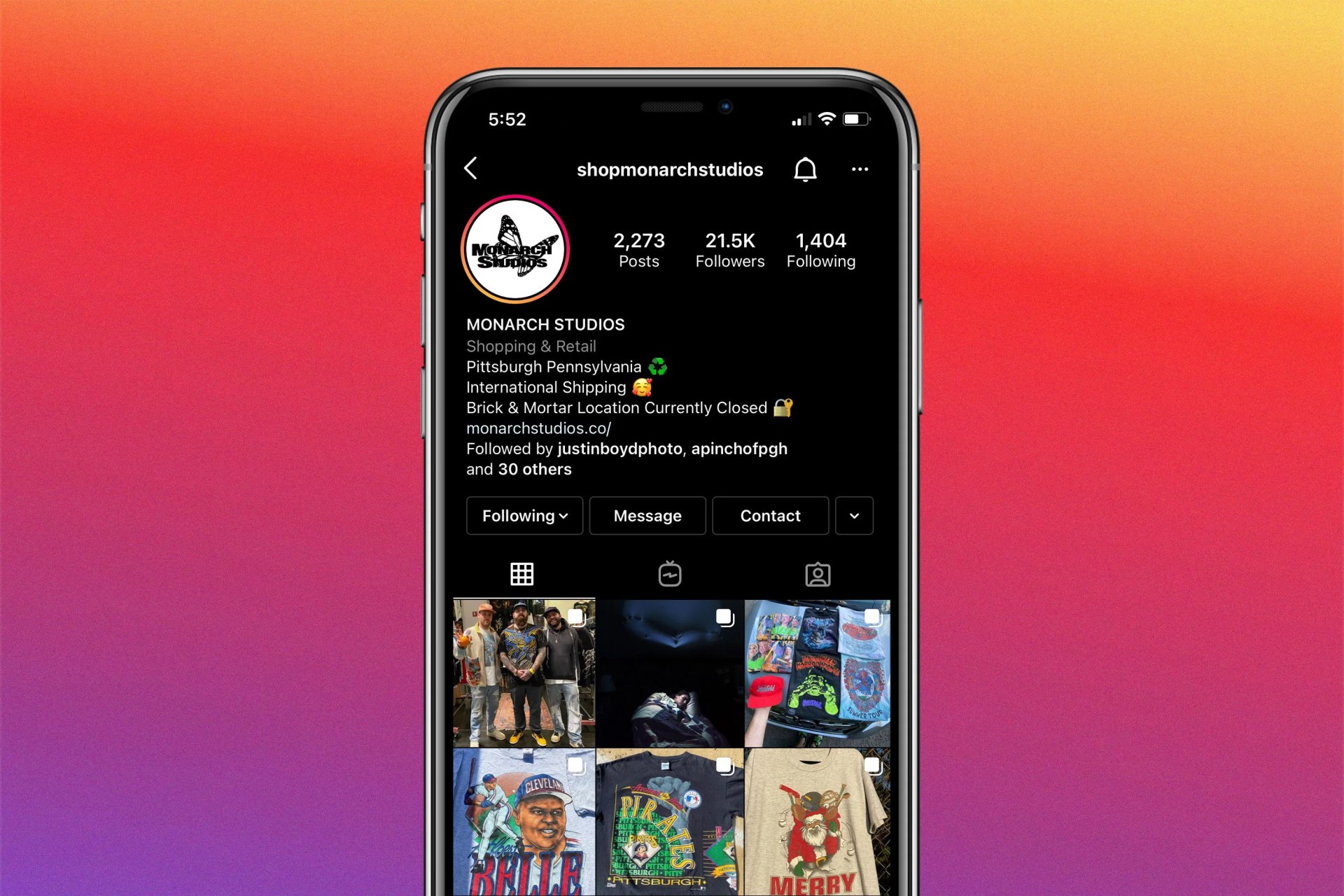 shopmonarchstudios instagram