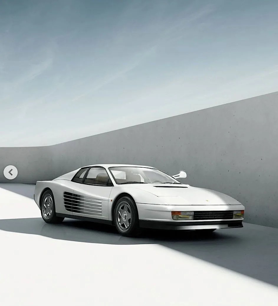 officine fioravanti ferrari testarossa restomod