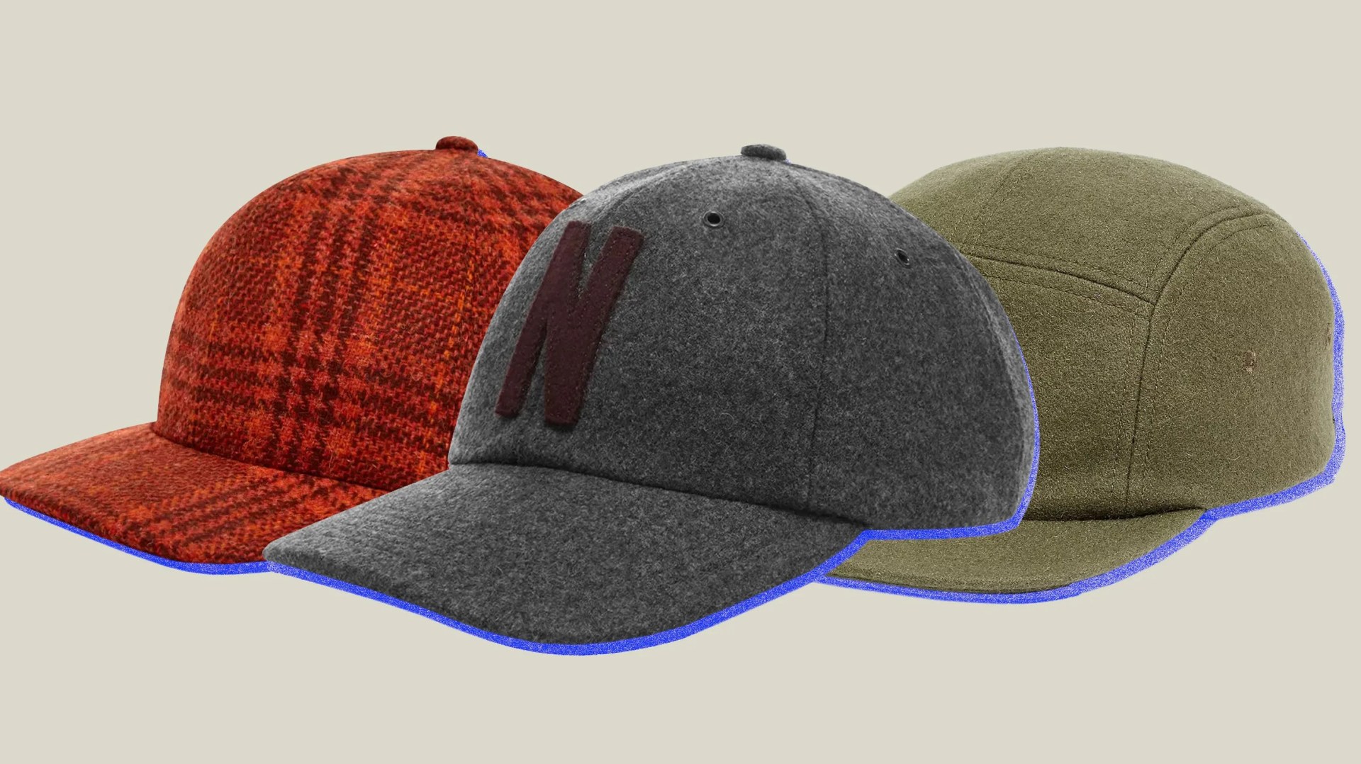 wool baseball caps