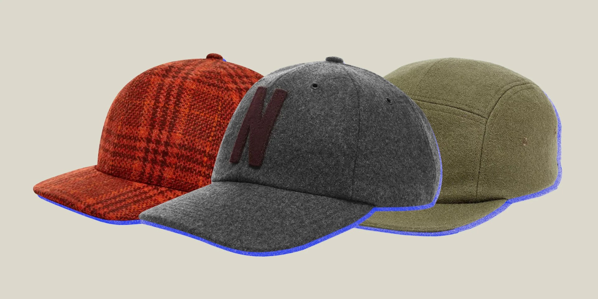 wool baseball caps