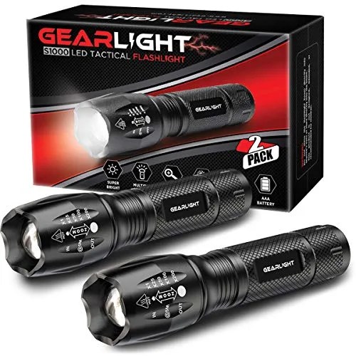 gearlight led tactical flashlight s1000