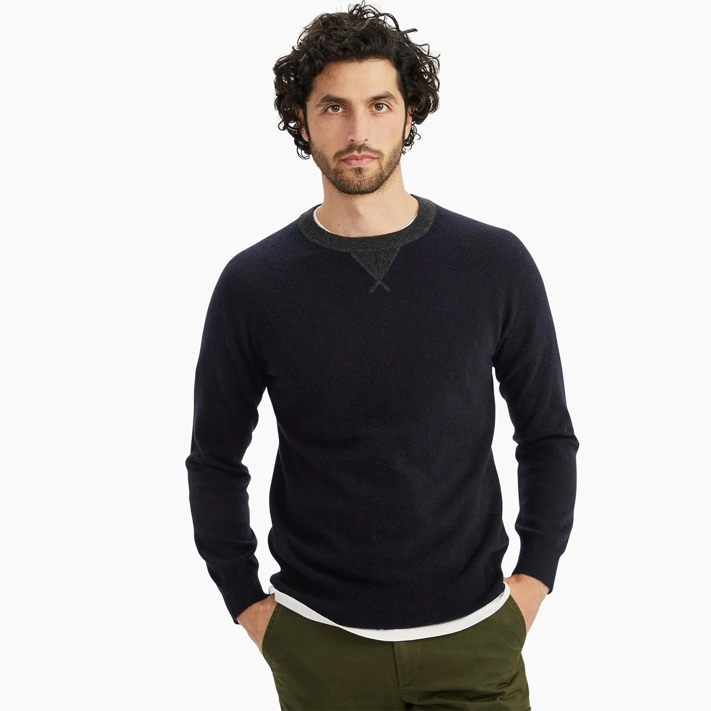 naadam cashmere crewneck sweater