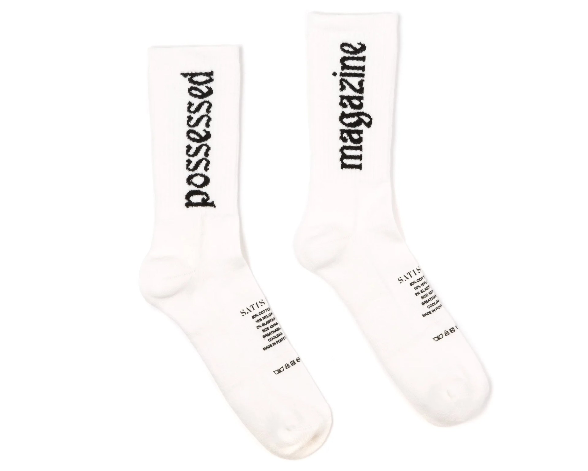 2‑PACK COTTON TUBE SOCKS