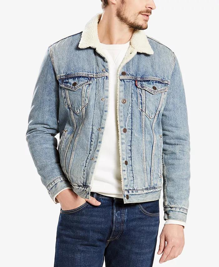 Levi's Men's Sherpa Denim Trucker Jacket