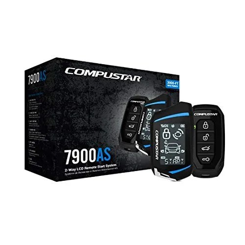 compustar cs7900 as all in one 2 way remote start and alarm bundle w 3000 feet range