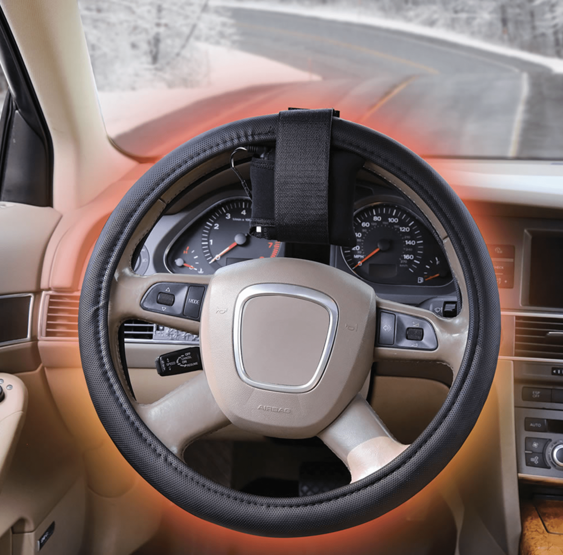The Warmest Heated Steering Wheel Cover