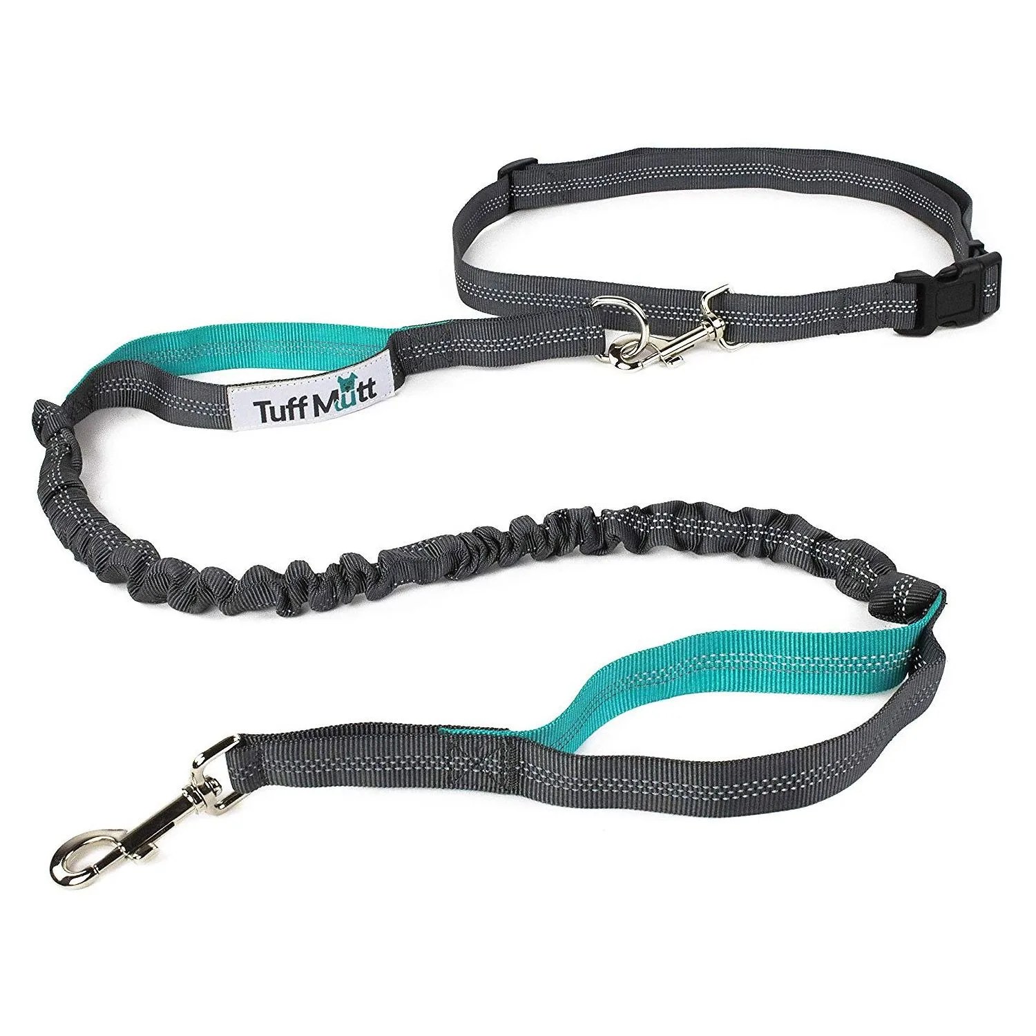 tuff mutt hands free bungee dog leash