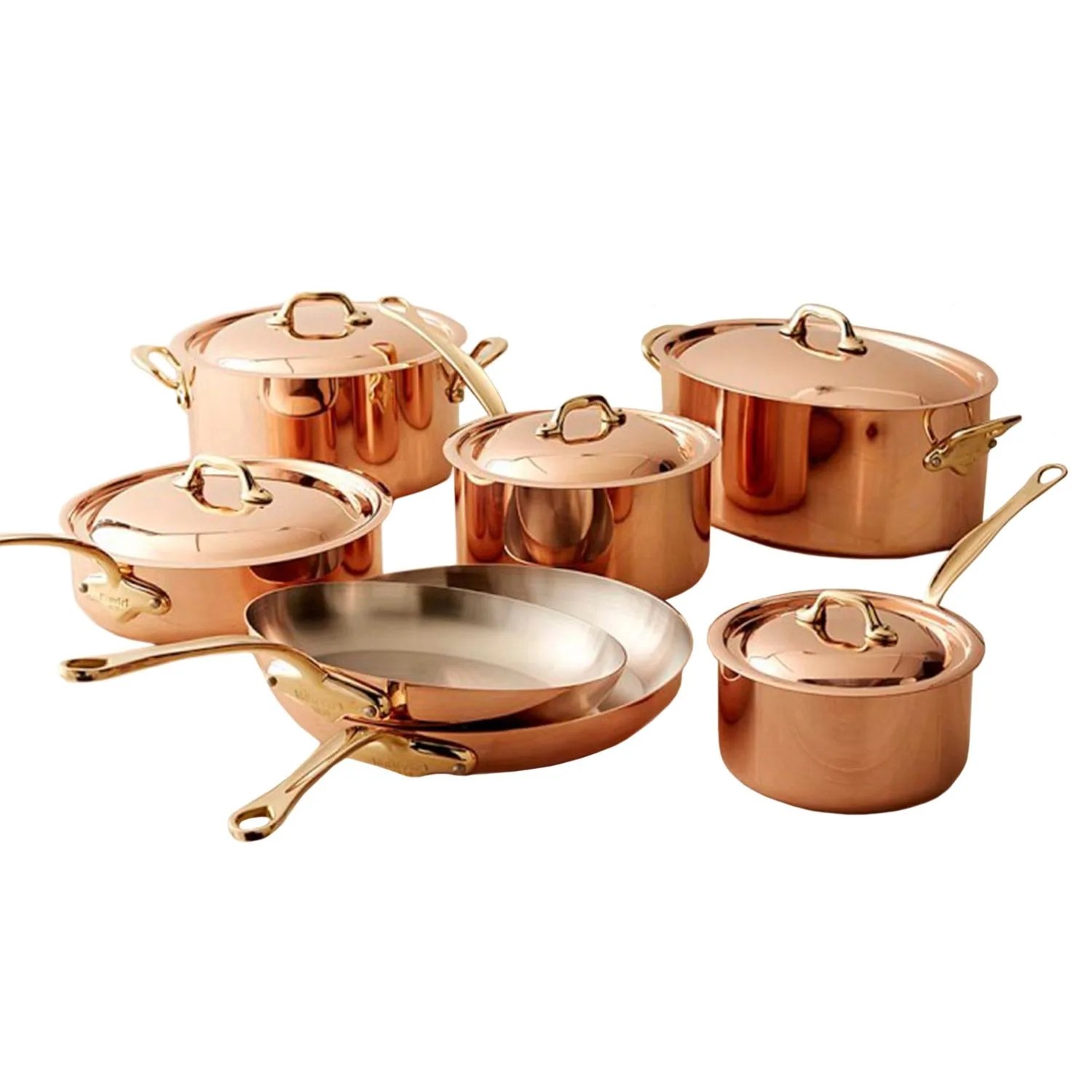 Mauviel Copper 12 Piece Cookware Set