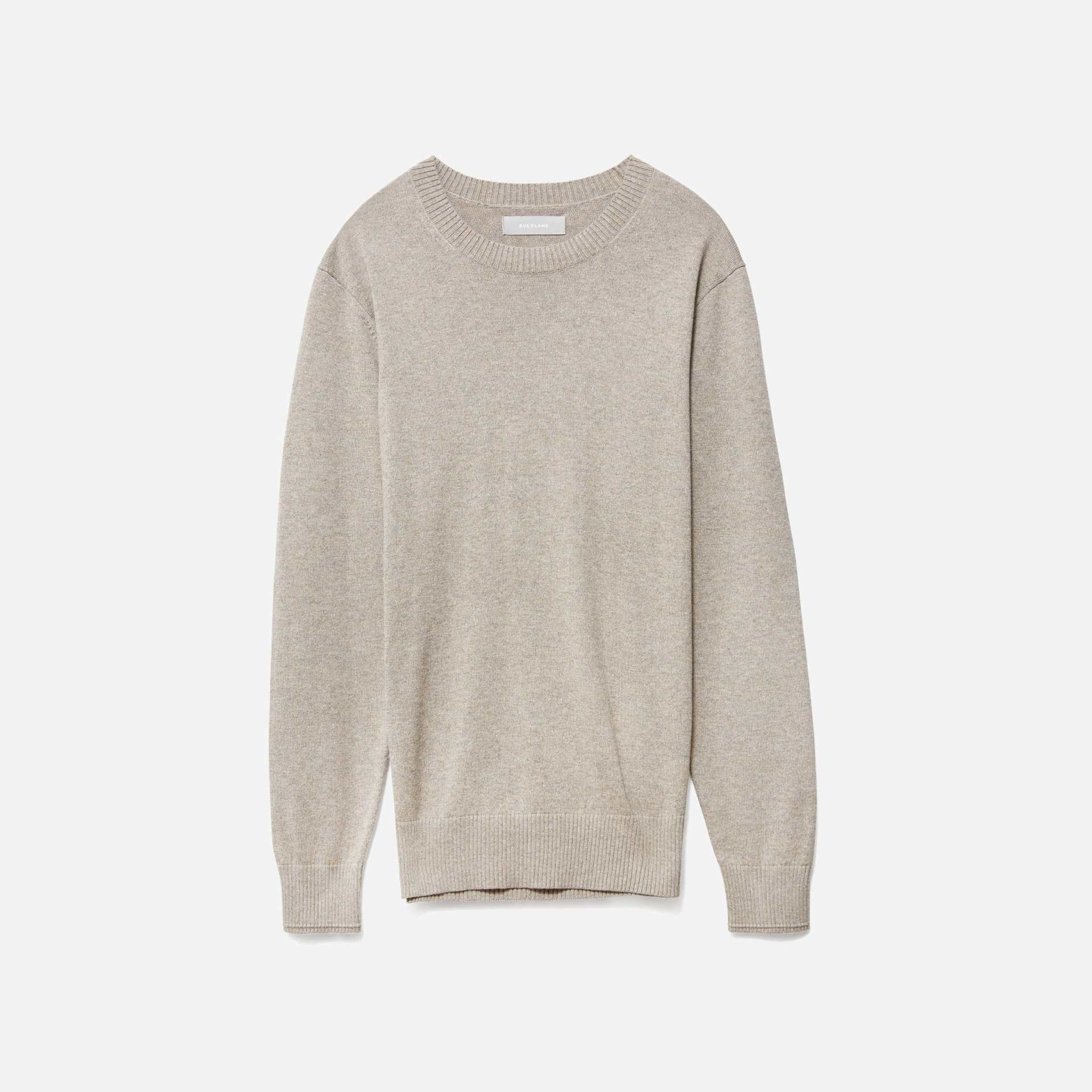 The No-Sweat Sweater | Uniform - Heathered Khaki