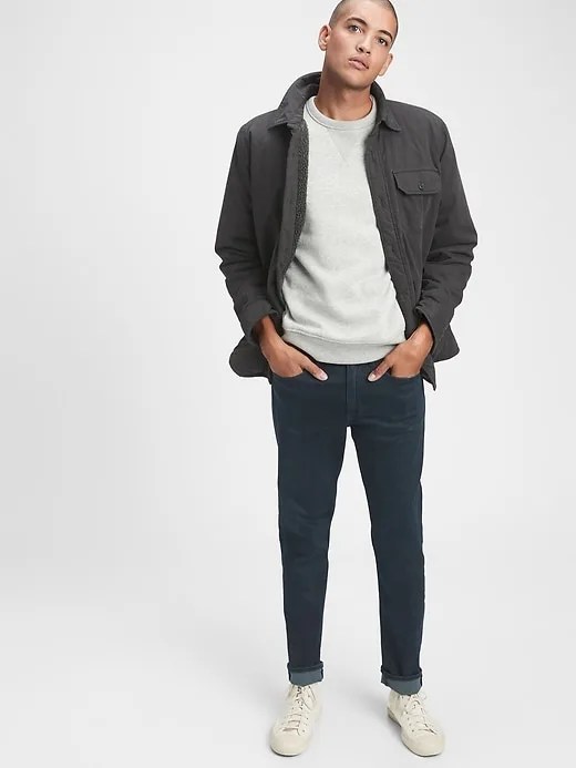 Soft Wear Slim Jeans with GapFlex [length : 32L; waist : 36W; type : regular]