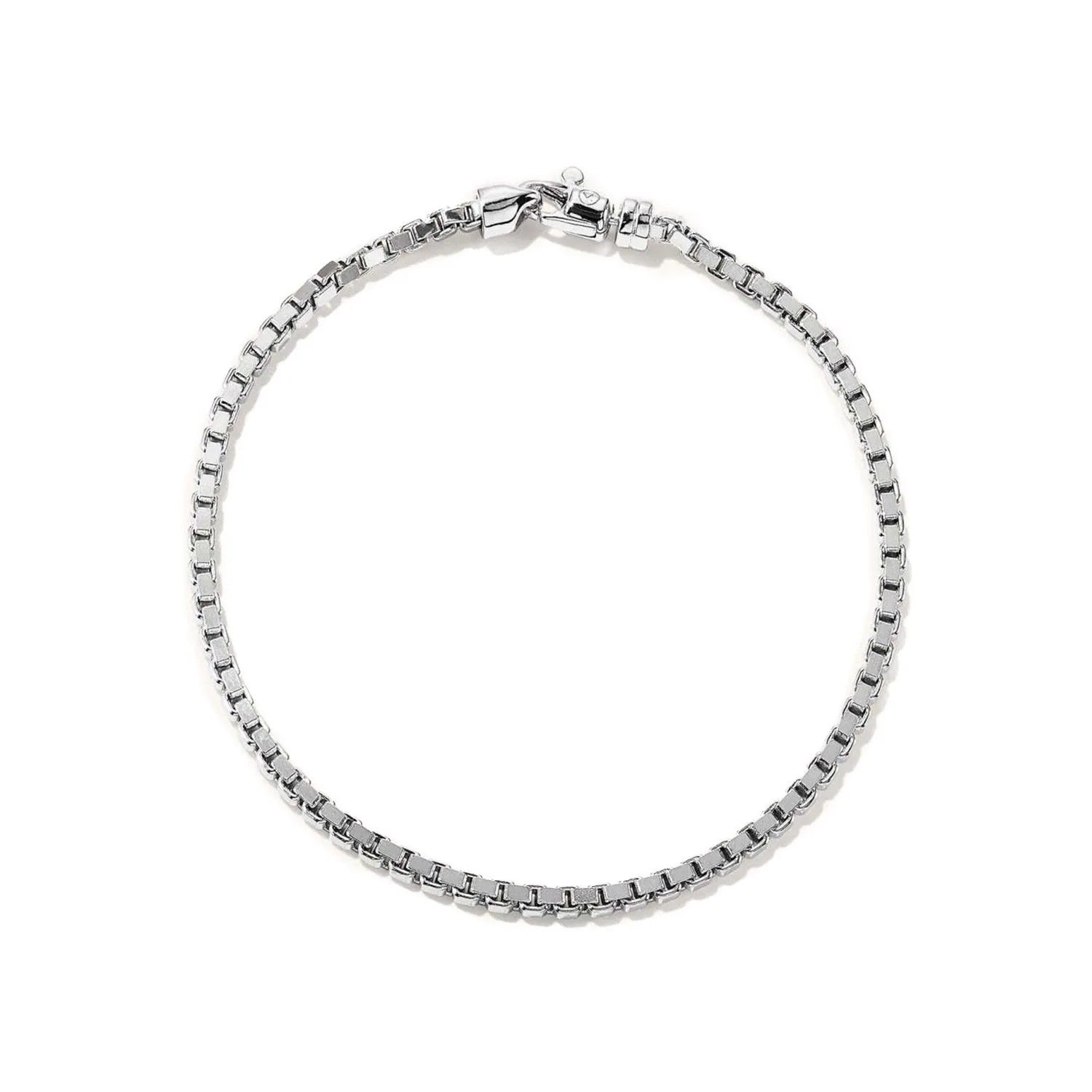 square box chain bracelet