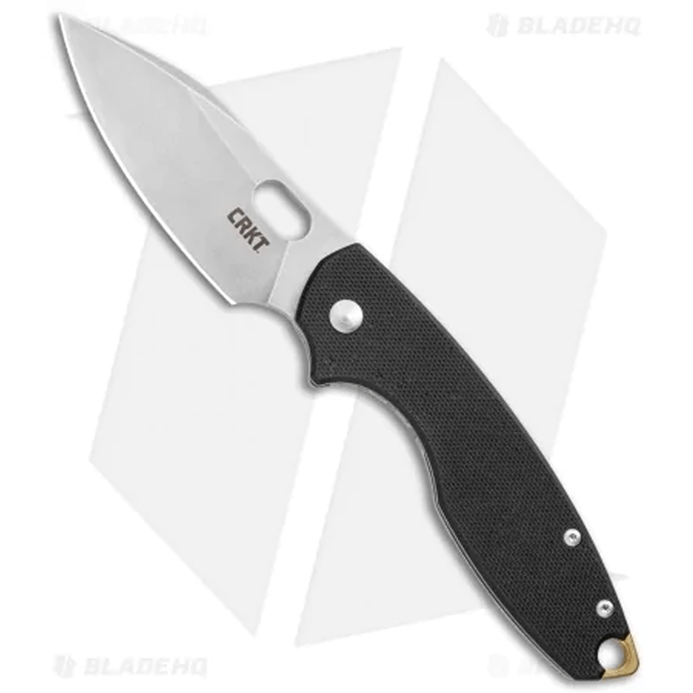 CRKT Pilar III Frame Lock Knife Black G-10 (3" Stonewash D2) 5317D2