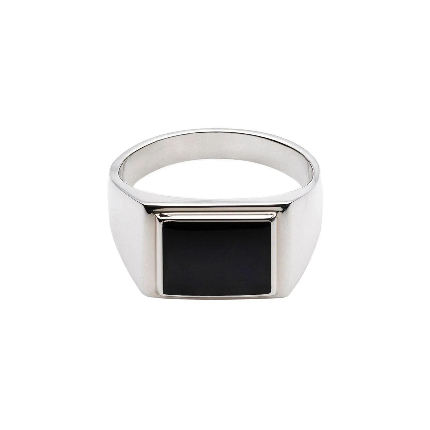 Silver Onyx Ring