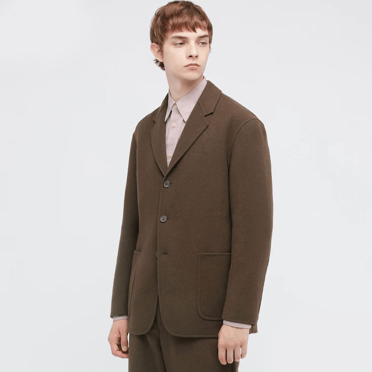 u woolblend tailored jacket