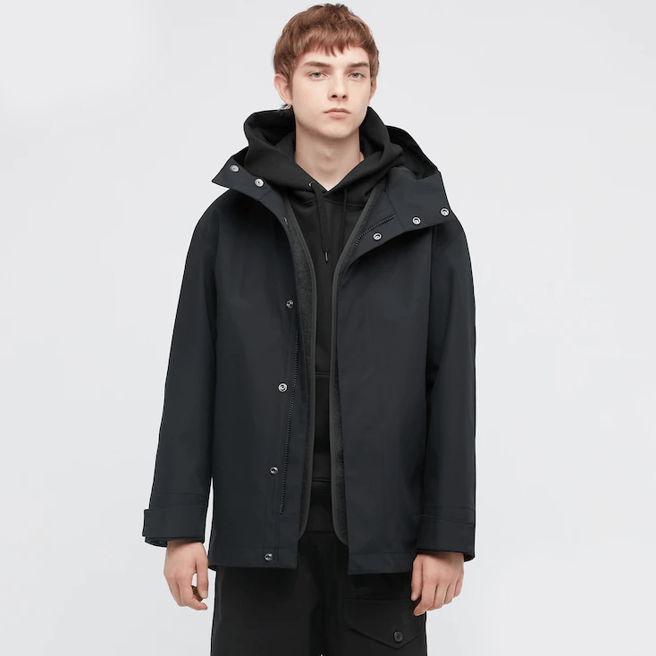 u oversized mountain parka