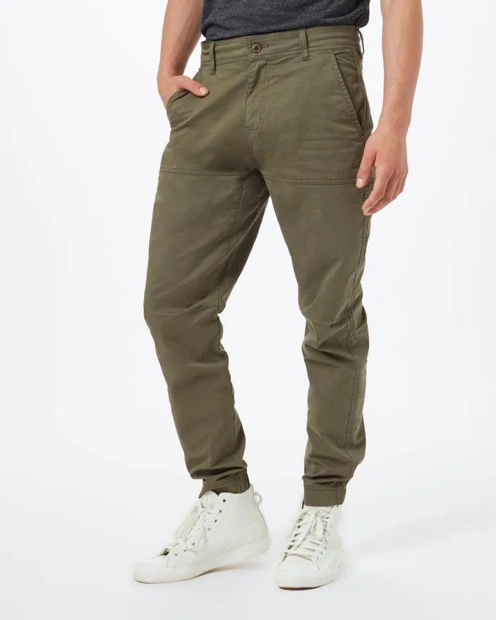 Twill everyday jogger