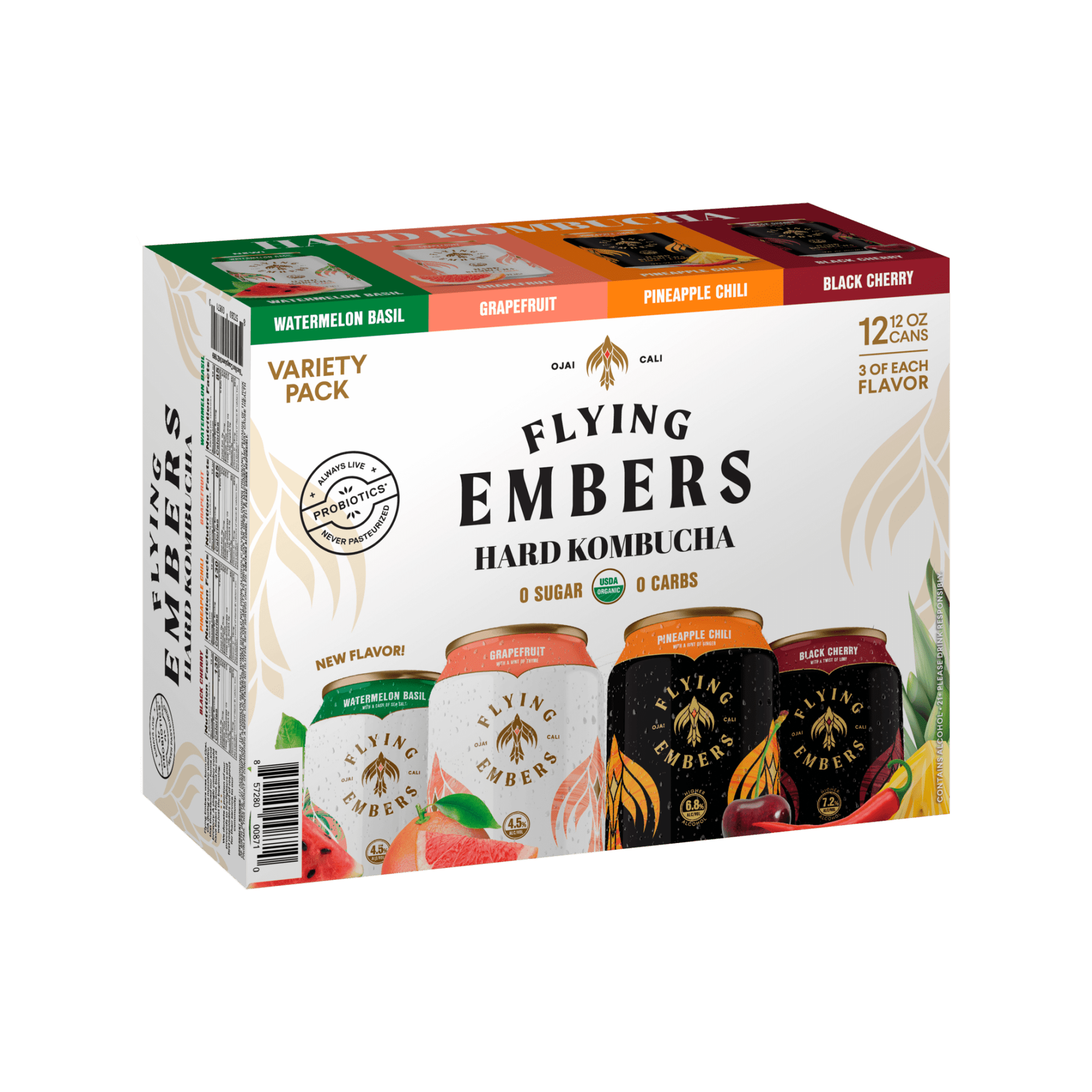hard kombucha variety 24pk