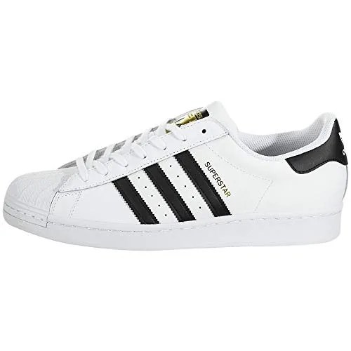 adidas Originals Men's Superstar Shoe White/Black/White, 5 M US