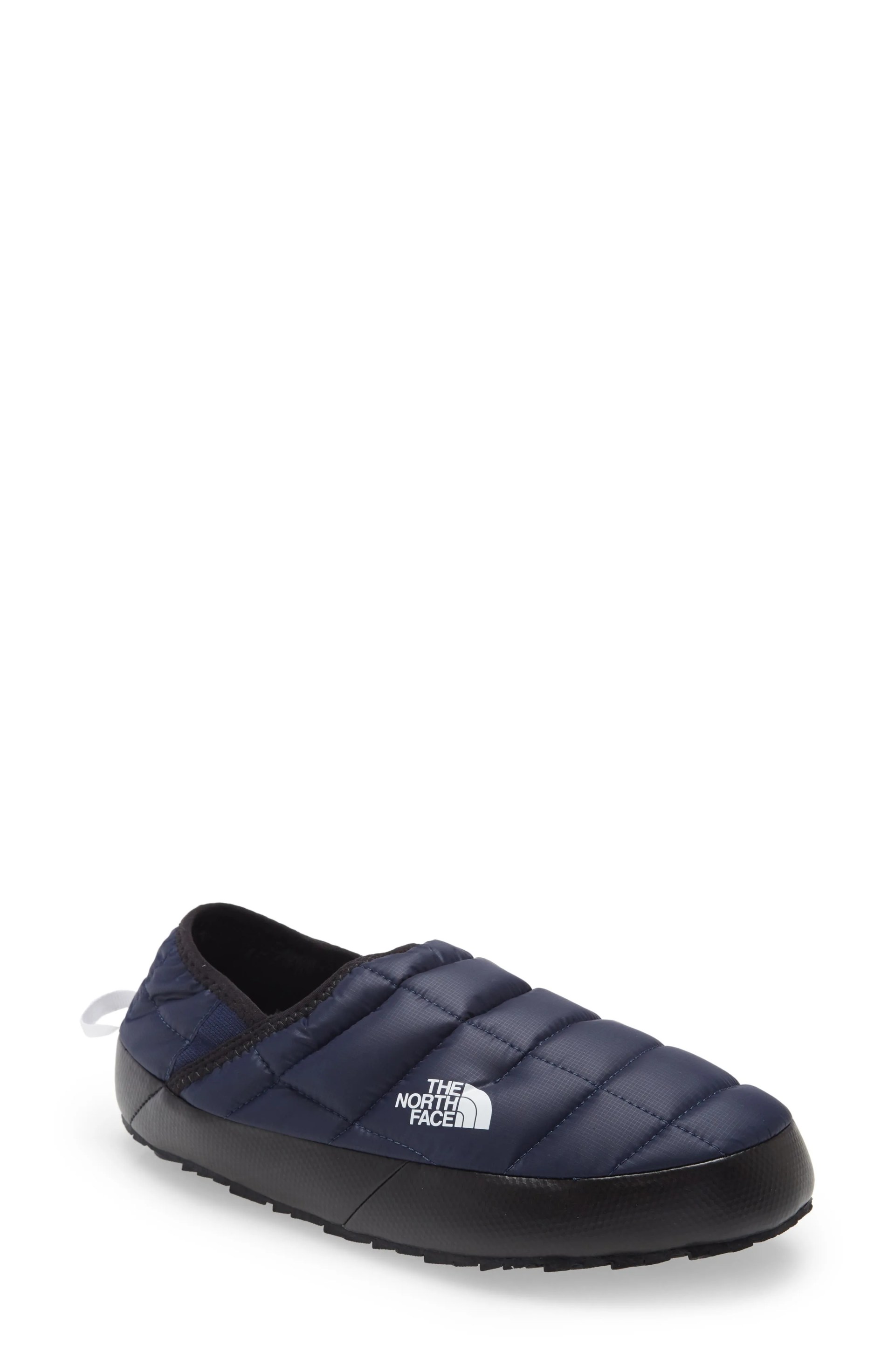 The North Face ThermoBall(TM) Traction Water Resistant Slipper, Size 7 in Blue/Black at Nordstrom