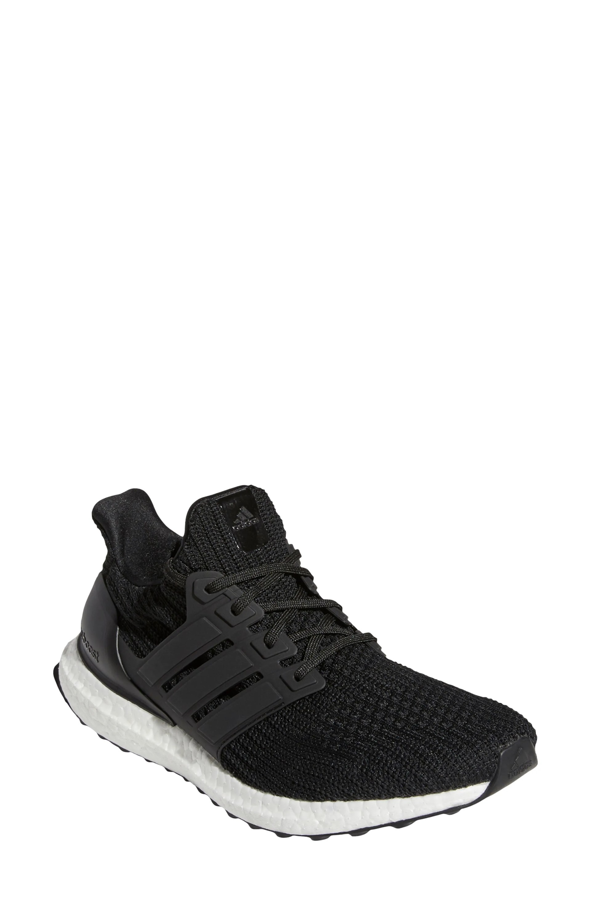 adidas UltraBoost DNA Running Shoe, Size 12.5 in Black/Black/White at Nordstrom