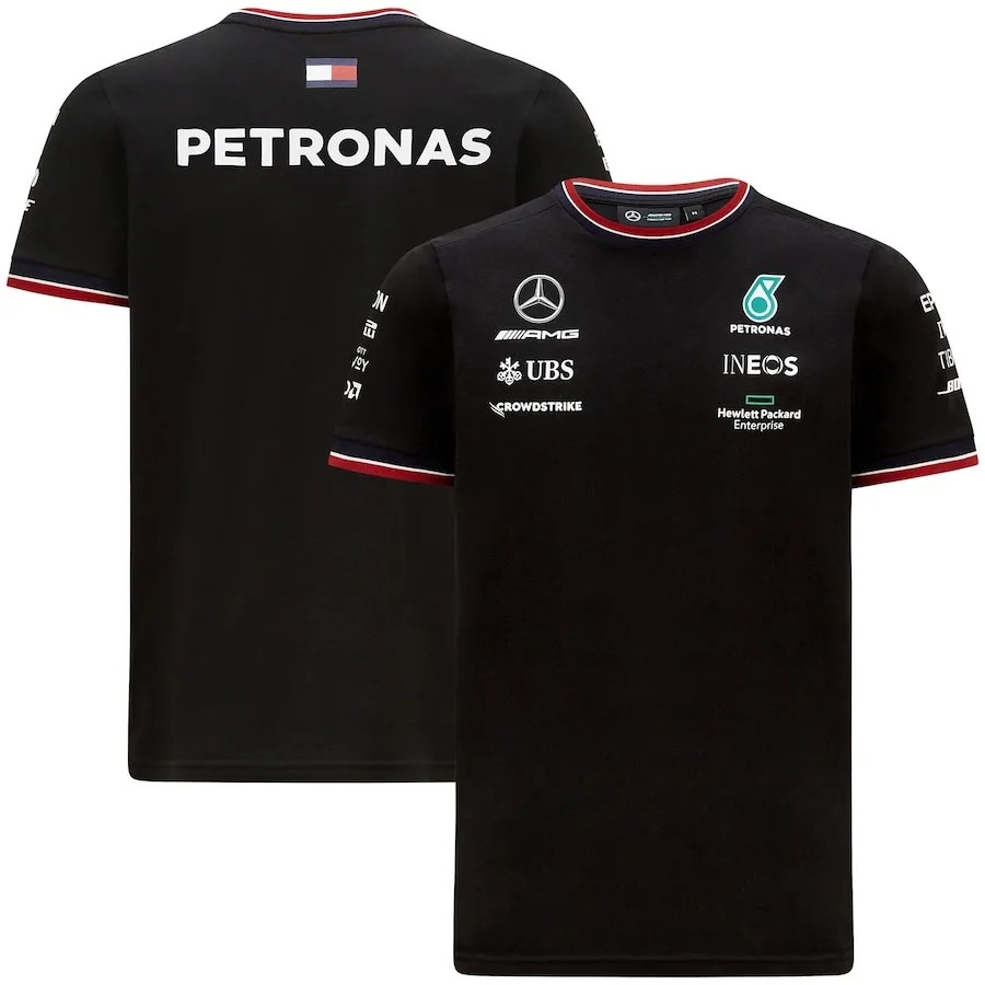 Mercedes AMG Petronas F1 2021 Team T-Shirt - Black