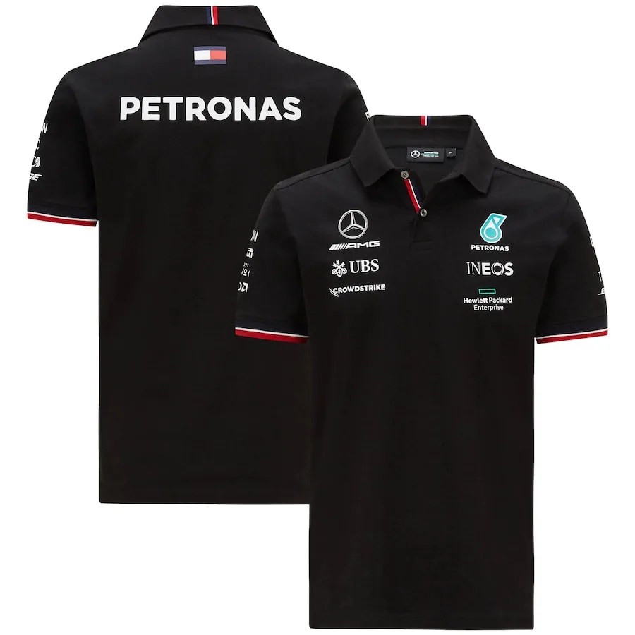 Mercedes AMG Petronas F1 2021 Team Polo - Black