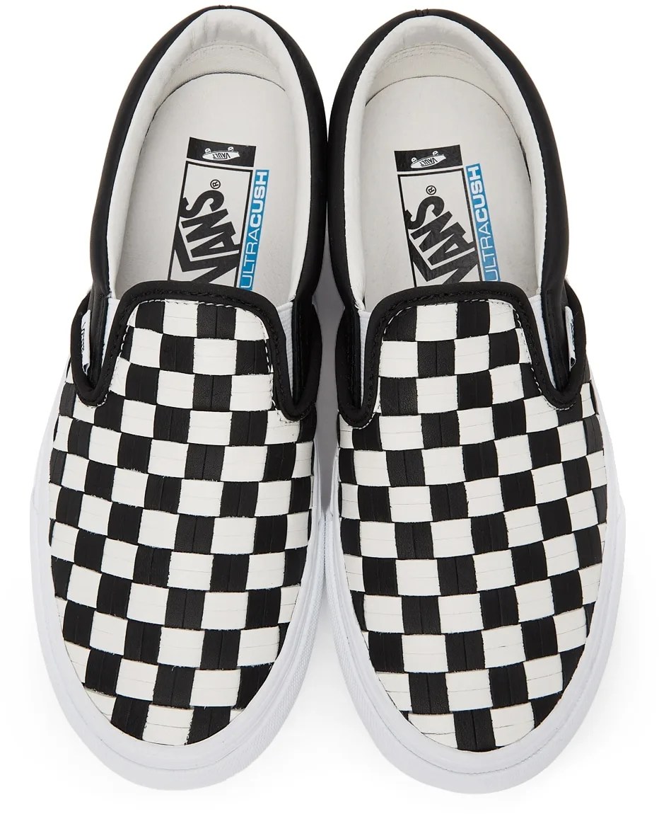 Black & White Slip-On VLT LX Sneakers