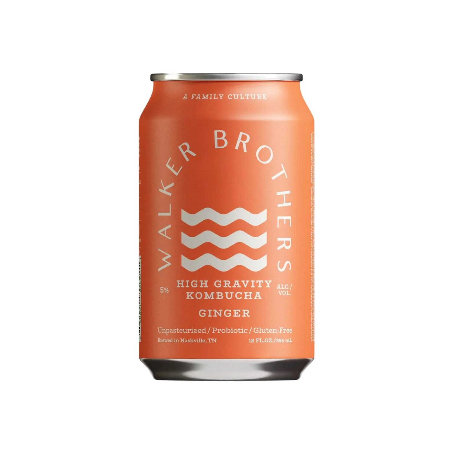 Walker Brothers High Gravity Kombucha Ginger