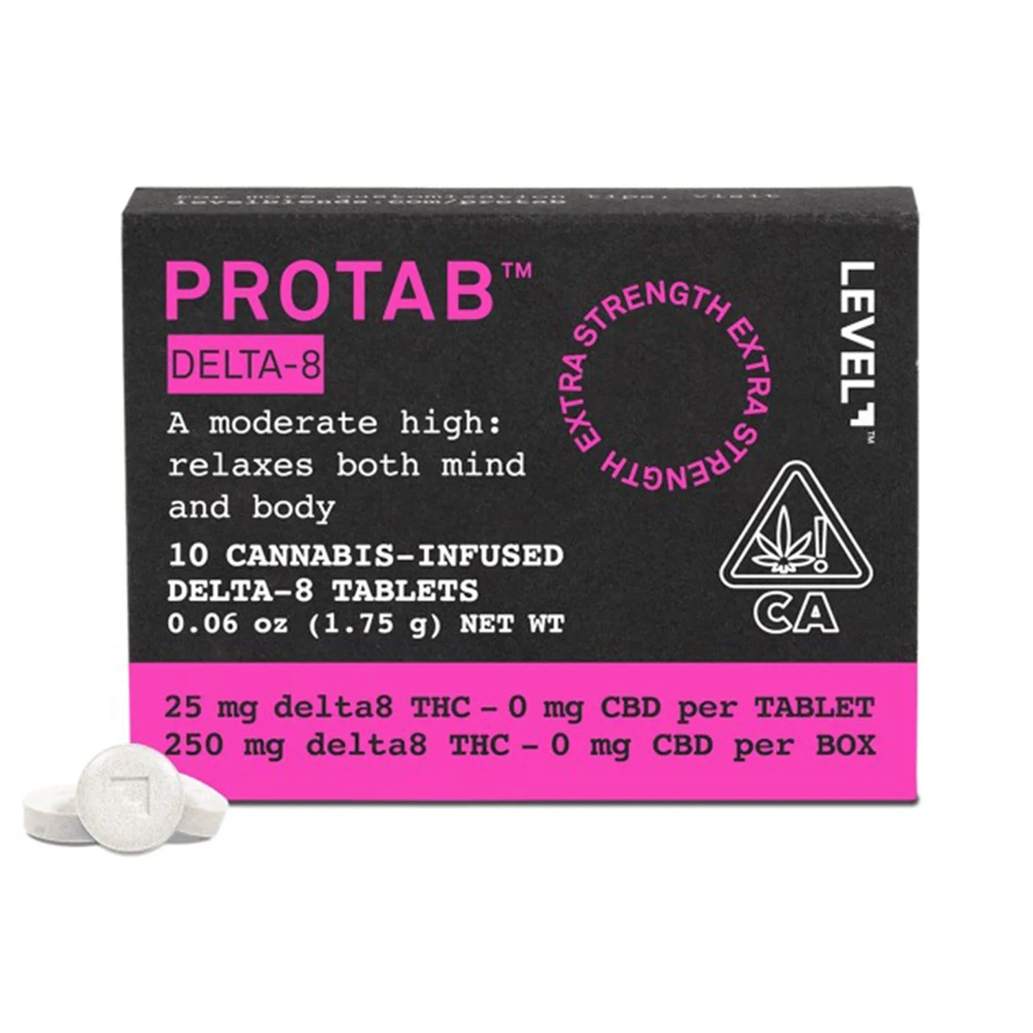 Level Delta 8 Protabs