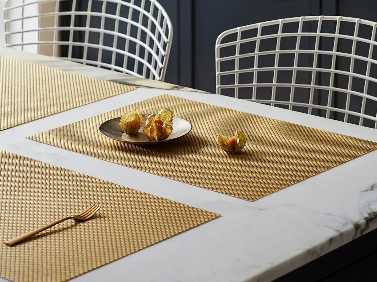 chilewich basketweave signature rectangle