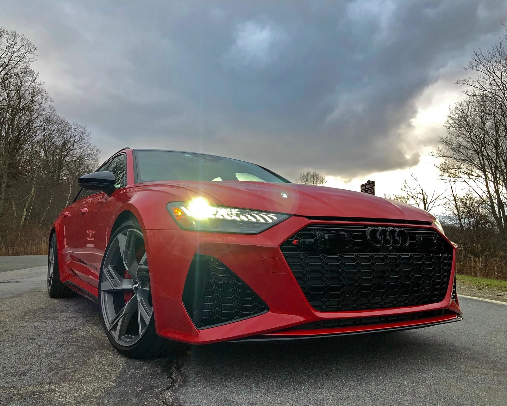 audi rs 6 avant red 2021