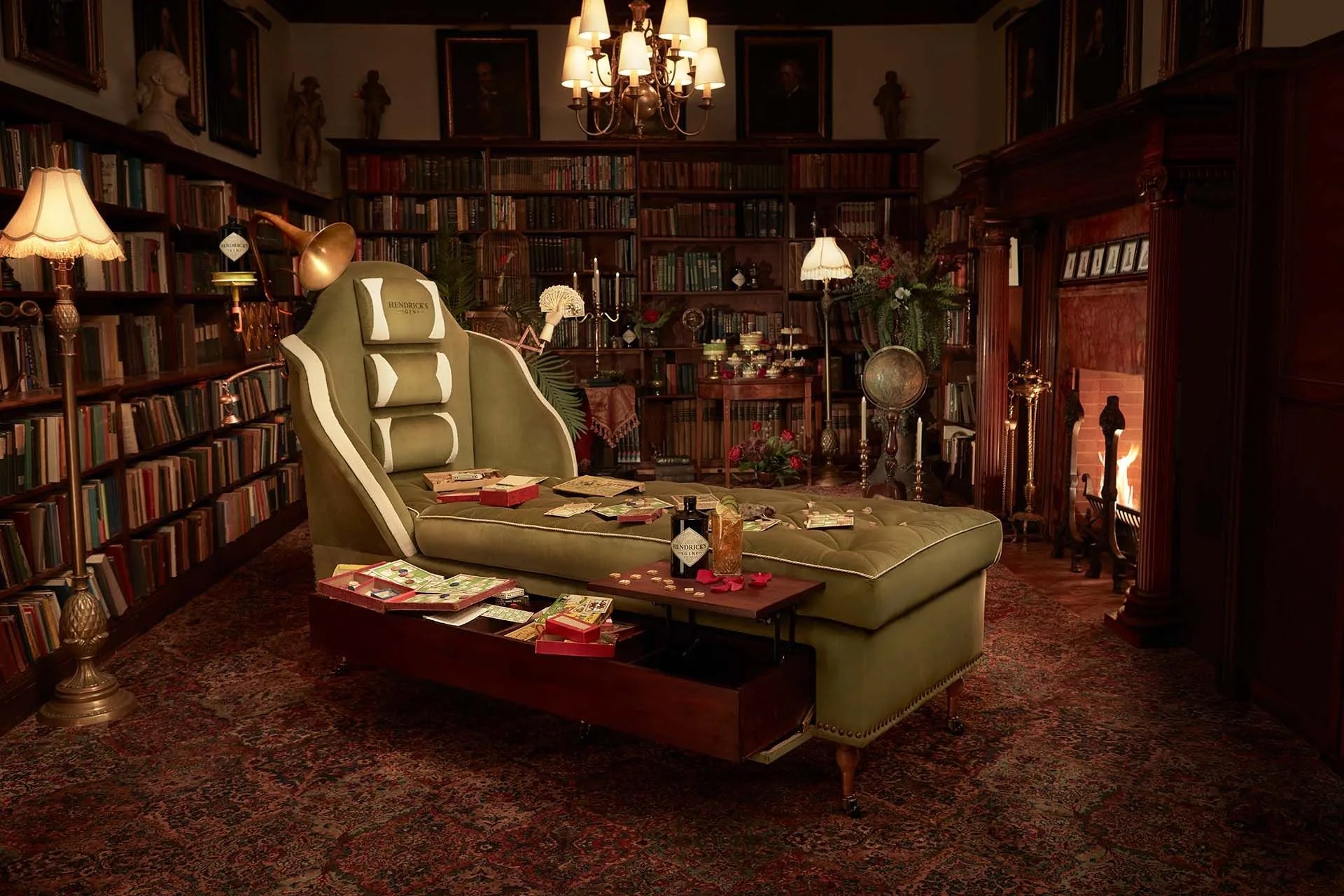 hendrick's gaming chaise