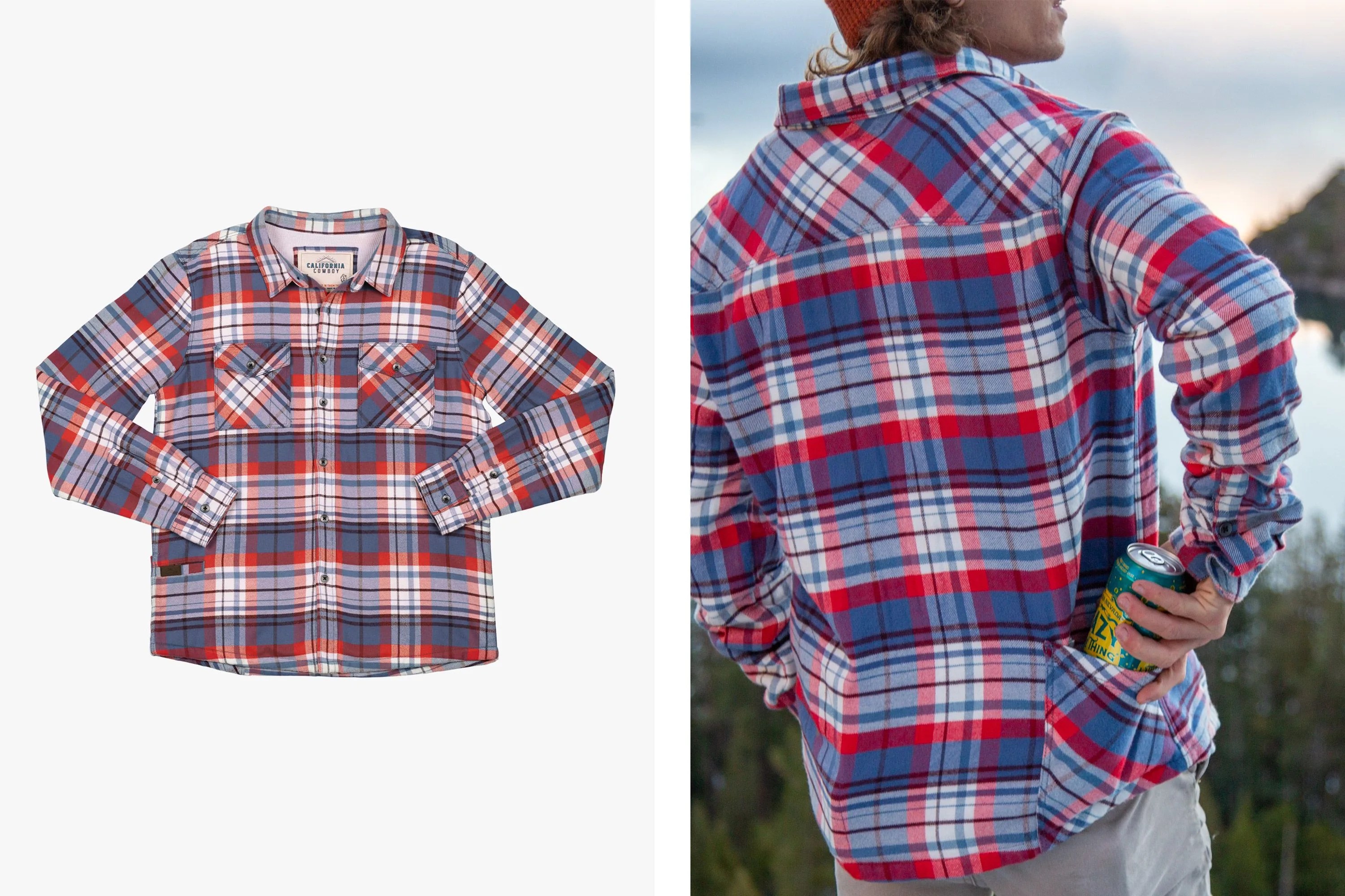 california cowboy plaid shirt