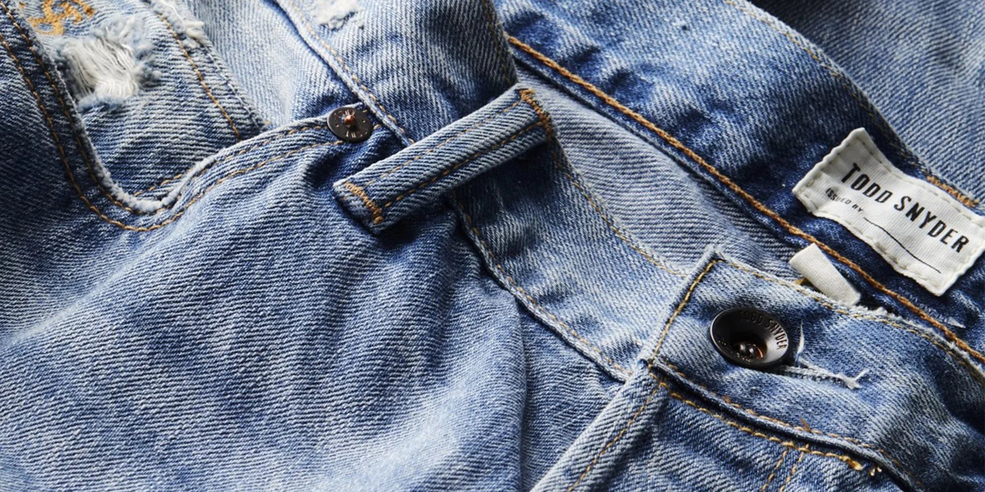 distressed jeans