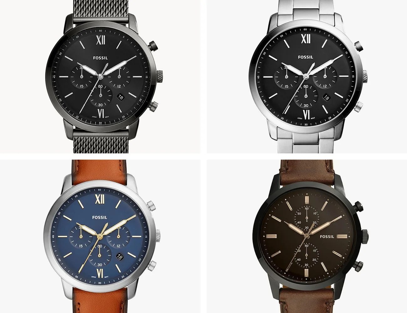 fossil minimalist watches